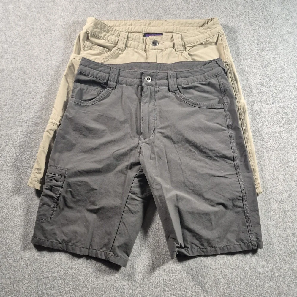 Lot Of 2 Patagonia Mens Quandary Cargo Hiking Short Sz 30 Gorpcore 57825